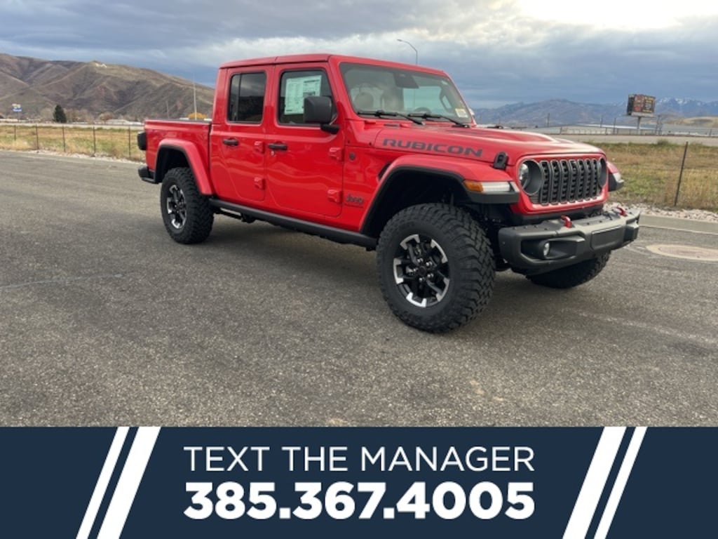 New 2026 Jeep Gladiator RUBICON X 4X4 Pickup