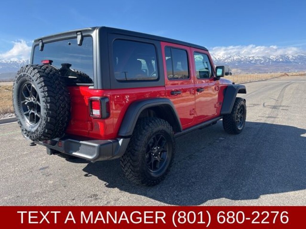 New 2026 Jeep Wrangler 4-DOOR WILLYS Sport Utility