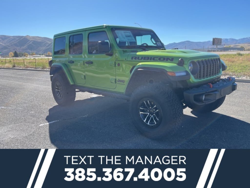 New 2026 Jeep Wrangler 4-DOOR RUBICON X Sport Utility