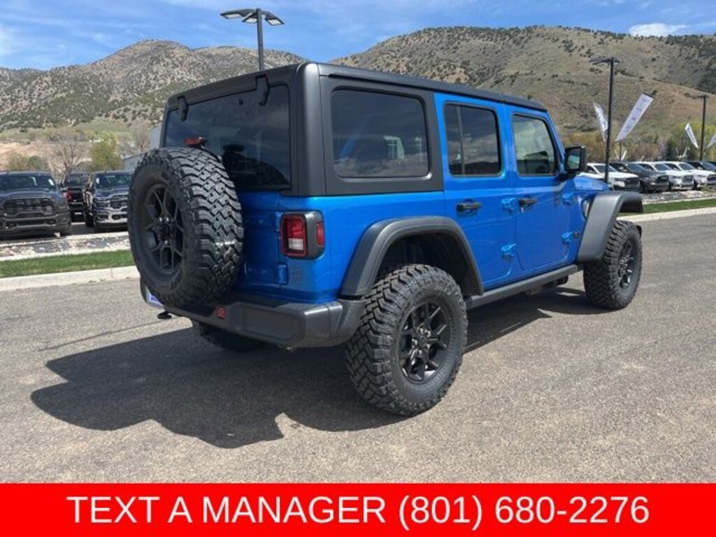 New 2026 Jeep Wrangler 4-DOOR WILLYS Sport Utility