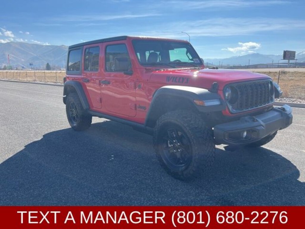 New 2026 Jeep Wrangler 4-DOOR WILLYS Sport Utility