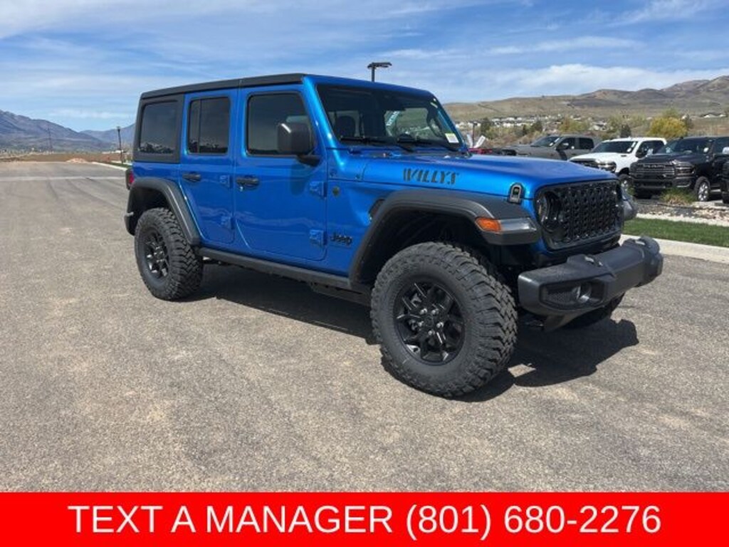 New 2026 Jeep Wrangler 4-DOOR WILLYS Sport Utility