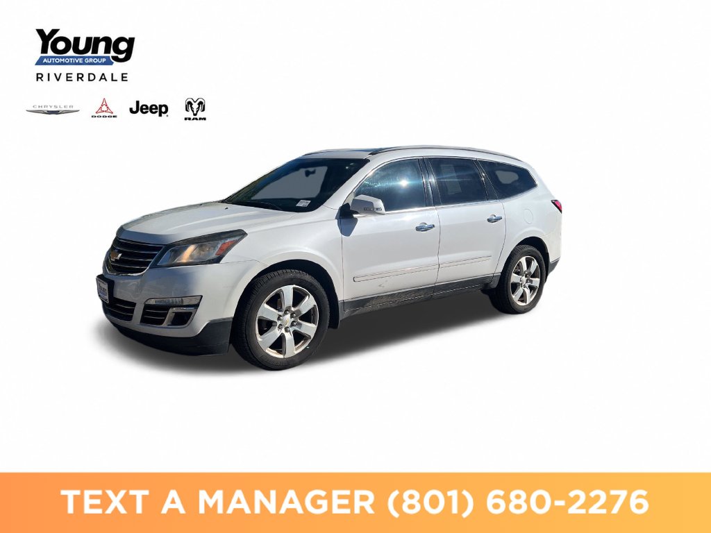 Used 2016 Chevrolet Traverse LTZ with VIN 1GNKRJKD9GJ155341 for sale in Riverdale, UT