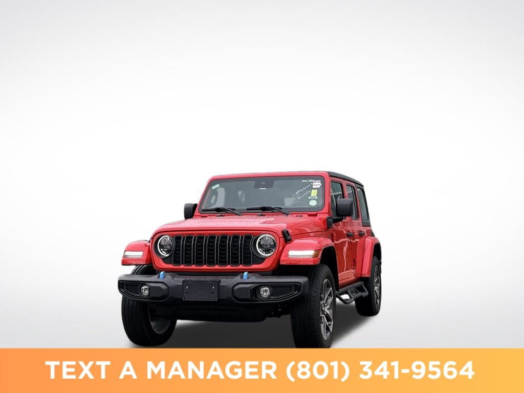 Used 2024 Jeep Wrangler 4xe Sports S 4XE with VIN 1C4RJXN6XRW163968 for sale in Riverdale, UT