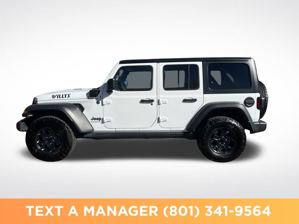 Used 2023 Jeep Wrangler 4xe Willys 4XE with VIN 1C4JJXN6XPW685803 for sale in Riverdale, UT