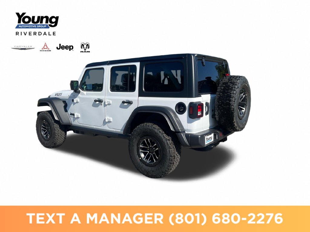 New 2026 Jeep Wrangler 4-DOOR WILLYS Sport Utility