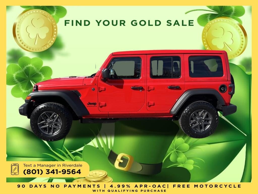 New 2026 Jeep Wrangler 4-DOOR SPORT S Sport Utility