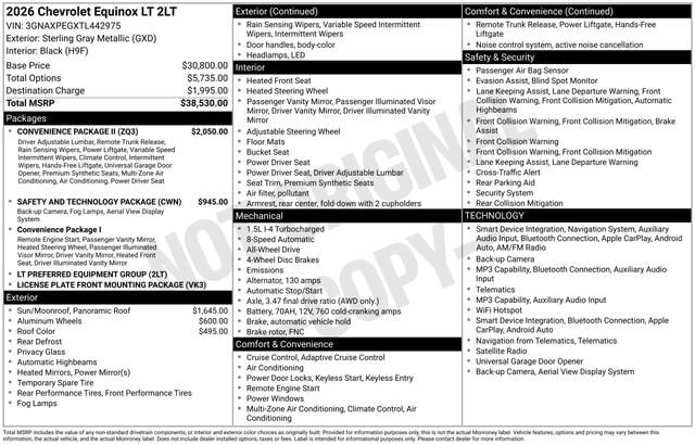 2026 Chevrolet Equinox LT - Photo 27
