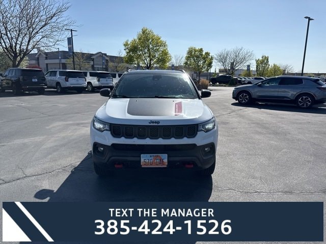Used 2023 Jeep Compass Trailhawk with VIN 3C4NJDDN3PT564643 for sale in Layton, UT