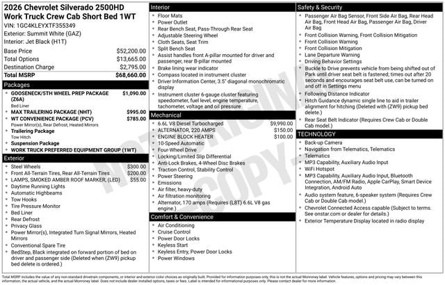 2026 Chevrolet Silverado 2500 HD Work Truck - Photo 24