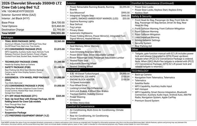 2026 Chevrolet Silverado 3500HD LTZ - Photo 33