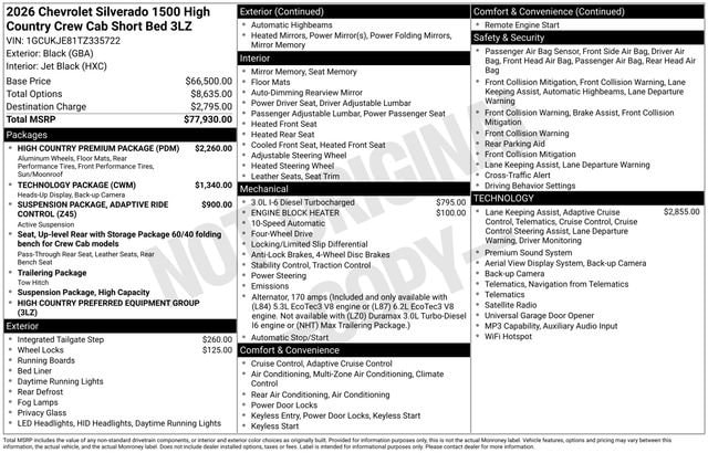 2026 Chevrolet Silverado 1500 High Country - Photo 20