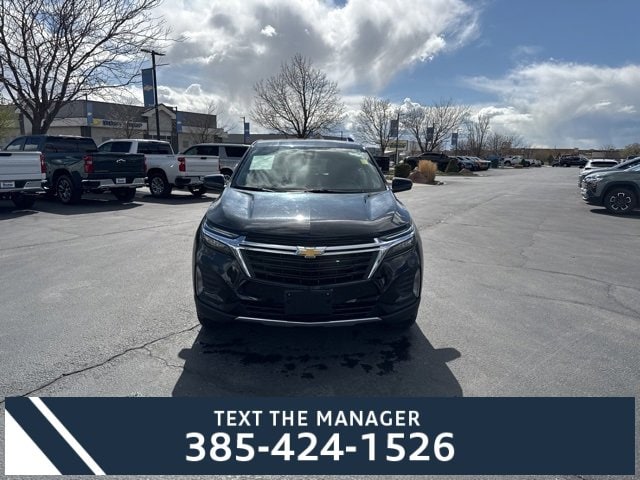 Used 2024 Chevrolet Equinox LT with VIN 3GNAXUEG0RL239732 for sale in Layton, UT