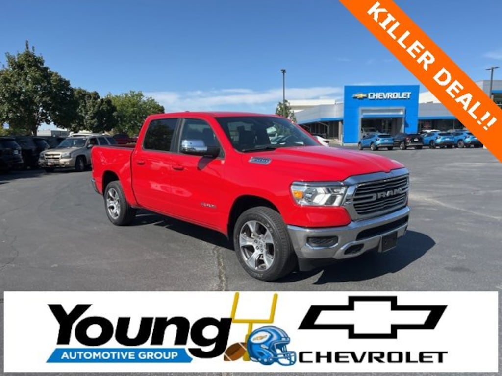 Used 2023 Ram 1500 Laramie Crew Cab 4x4 57 Box Truck