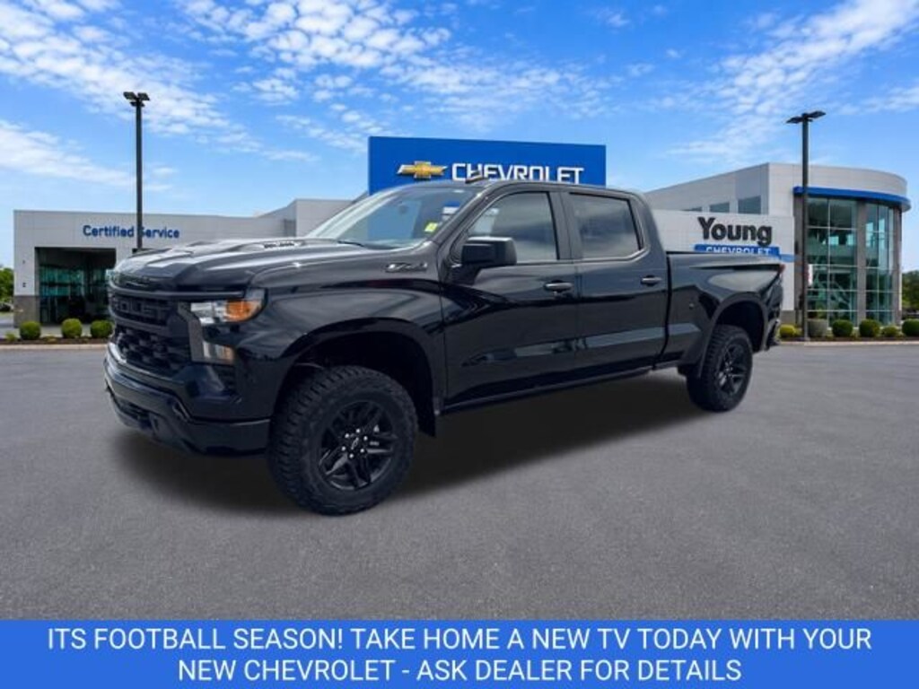 New 2026 Chevrolet Silverado 1500 Custom Trail Boss Truck Crew Cab