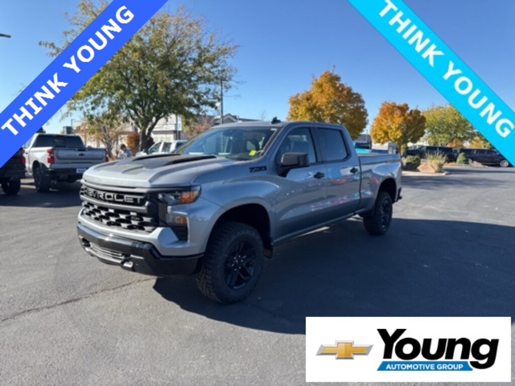 New 2026 Chevrolet Silverado 1500 Custom Trail Boss Truck Crew Cab