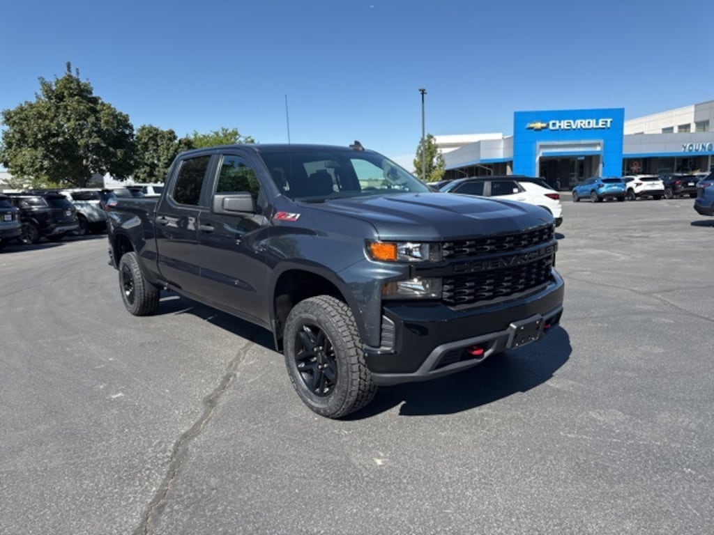 Used 2021 Chevrolet Silverado 1500 Custom Trail Boss Truck Crew Cab