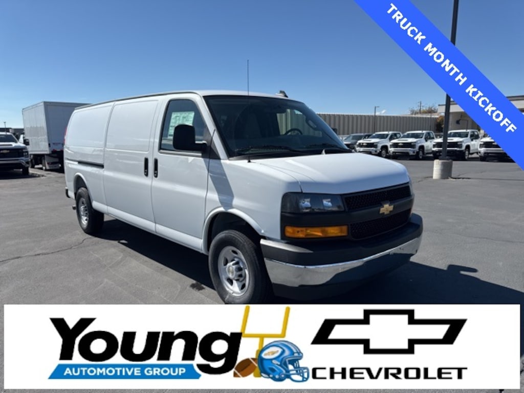New 2025 Chevrolet Express 3500 Work Van Van Extended Cargo Van