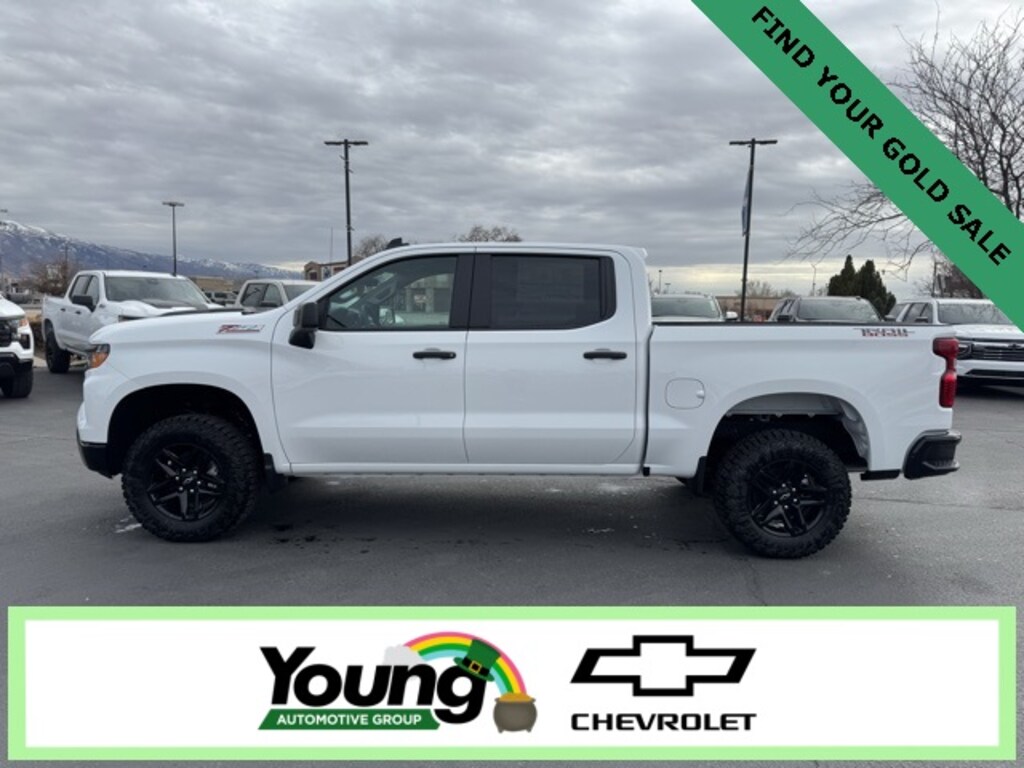 New 2026 Chevrolet Silverado 1500 Custom Trail Boss Truck Crew Cab