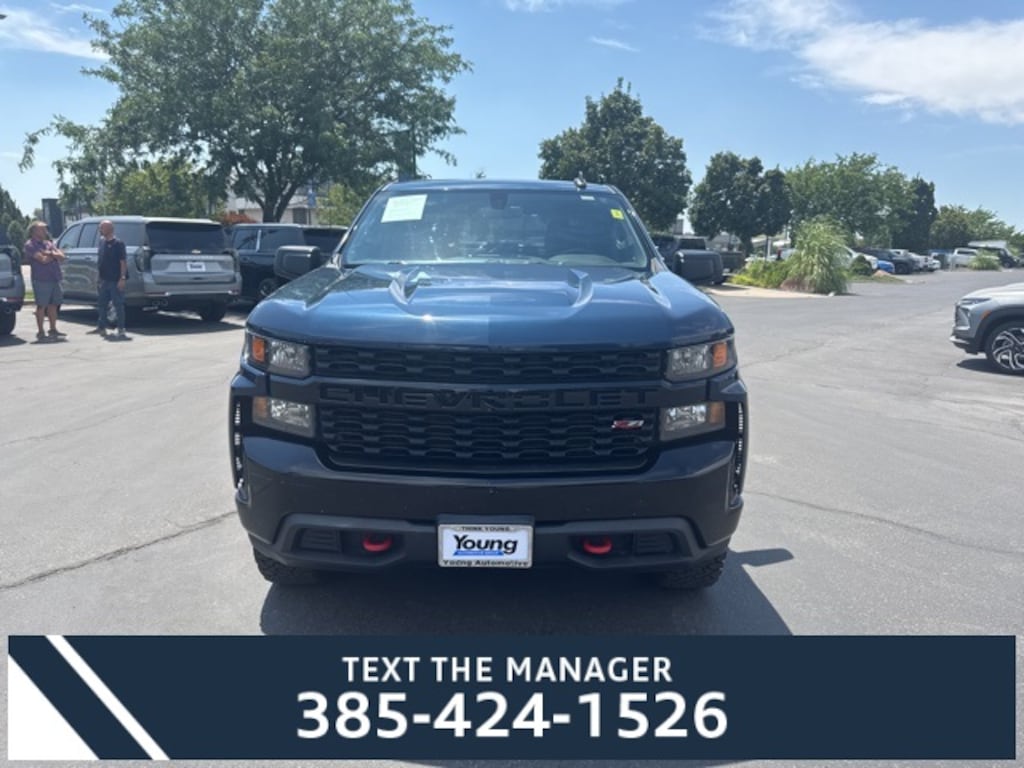 Used 2021 Chevrolet Silverado 1500 Custom Trail Boss Truck Crew Cab