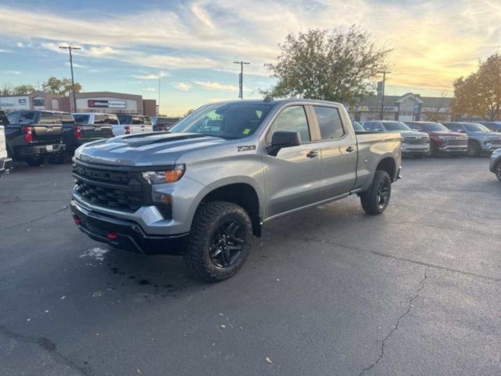 New 2026 Chevrolet Silverado 1500 Custom Trail Boss Truck Crew Cab