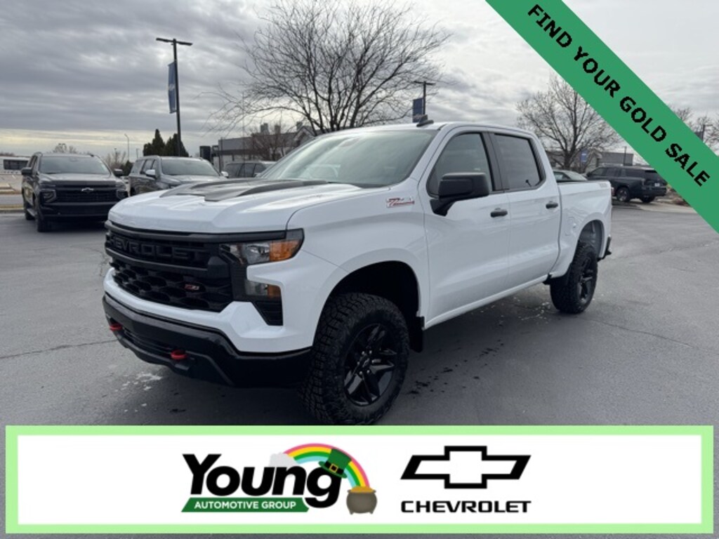 New 2026 Chevrolet Silverado 1500 Custom Trail Boss Truck Crew Cab