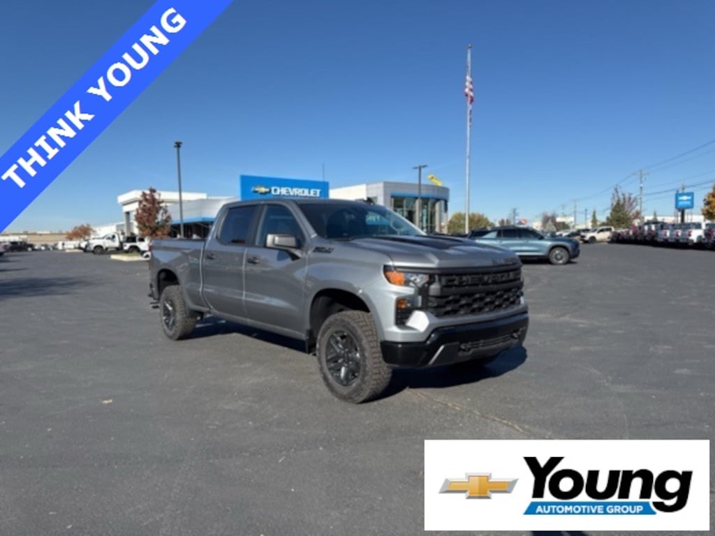 New 2026 Chevrolet Silverado 1500 Custom Trail Boss Truck Crew Cab