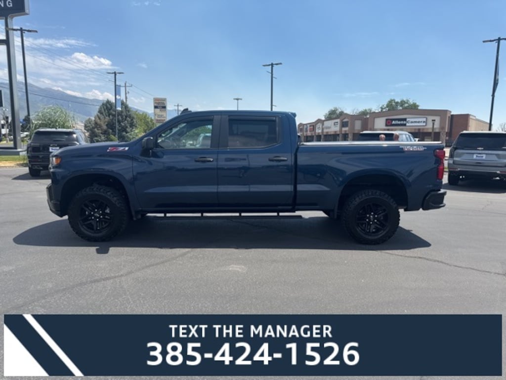 Used 2021 Chevrolet Silverado 1500 Custom Trail Boss Truck Crew Cab