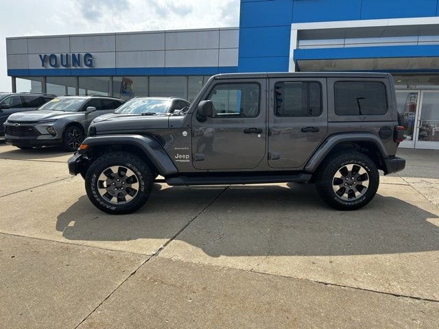 Used 2018 Jeep All-New Wrangler Unlimited Sahara with VIN 1C4HJXEG9JW128153 for sale in Saint Johns, MI