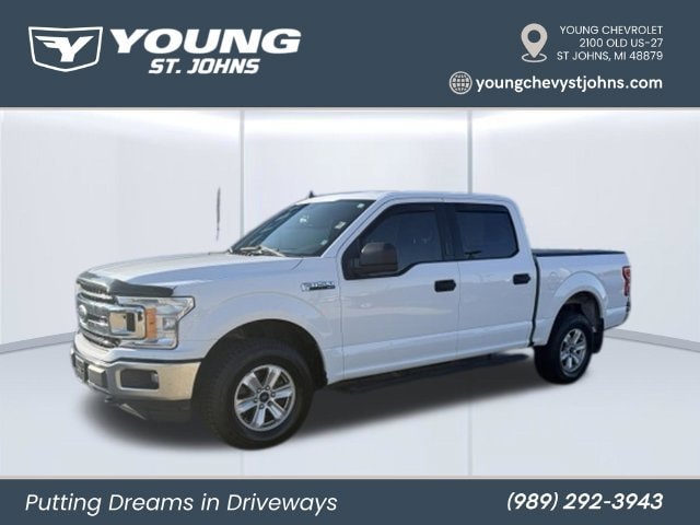 Used 2019 Ford F-150 XLT with VIN 1FTEW1E57KFC50186 for sale in Saint Johns, MI