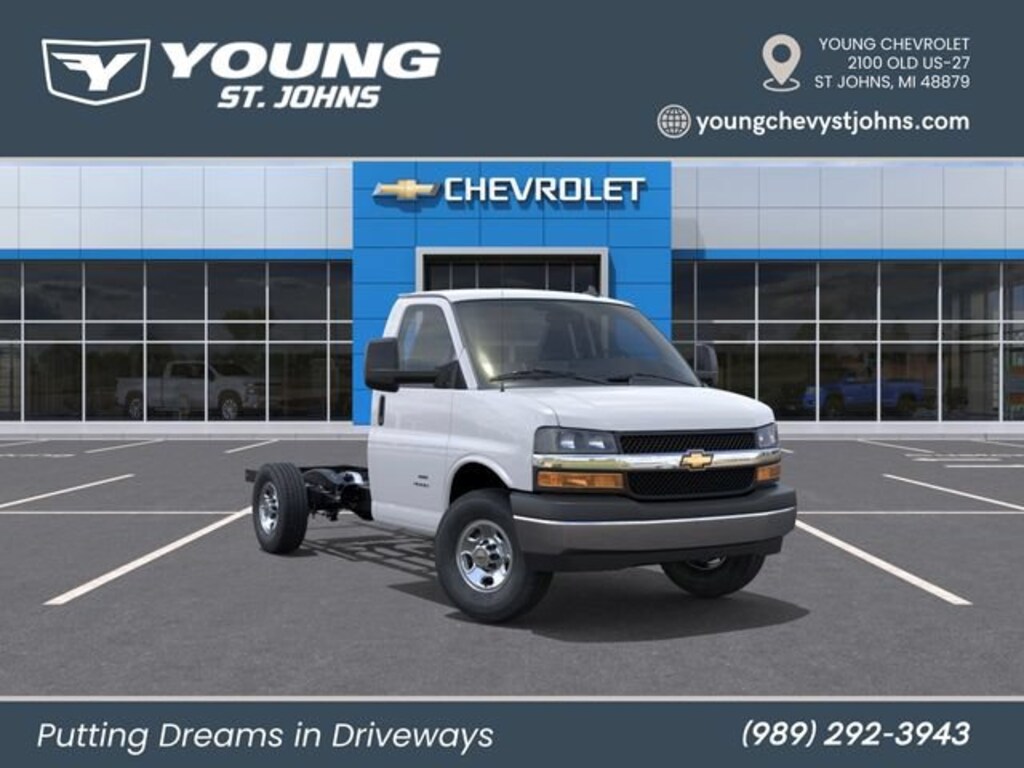 New 2026 Chevrolet Express Cutaway 3500 1WT Cutaway Van