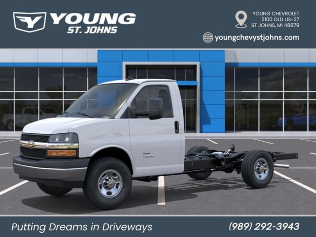 New 2026 Chevrolet Express Cutaway 3500 1WT Cutaway Van