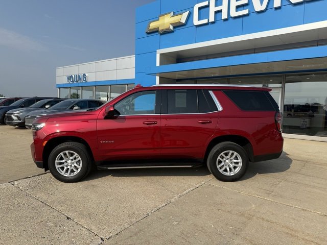 Used 2023 Chevrolet Tahoe LS with VIN 1GNSKMKD0PR115222 for sale in Saint Johns, MI