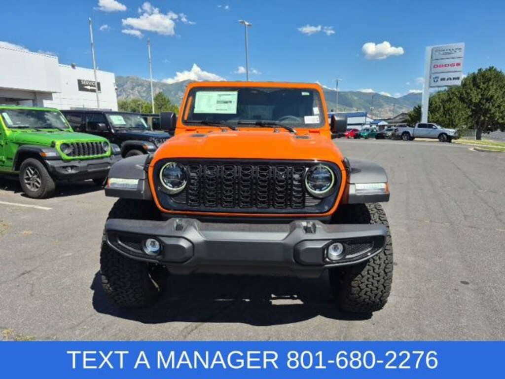 New 2026 Jeep Wrangler 4-DOOR WILLYS Sport Utility
