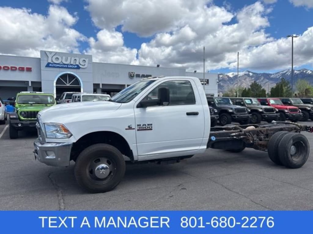 Used 2017 Ram 3500 Chassis Cab Tradesman Truck Regular Cab