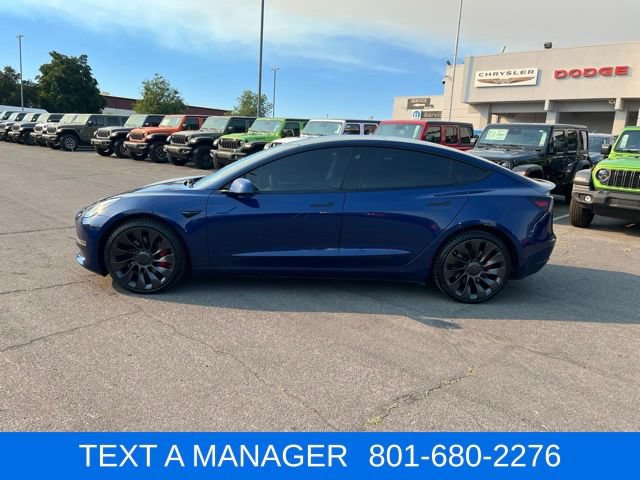Used 2023 Tesla Model 3 Performance with VIN 5YJ3E1EC0PF628112 for sale in Layton, UT