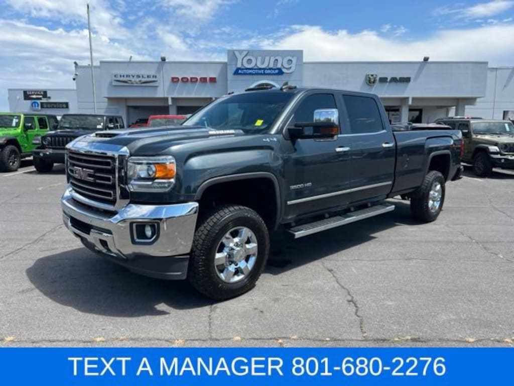Used 2018 GMC Sierra 3500HD SLT Truck Crew Cab