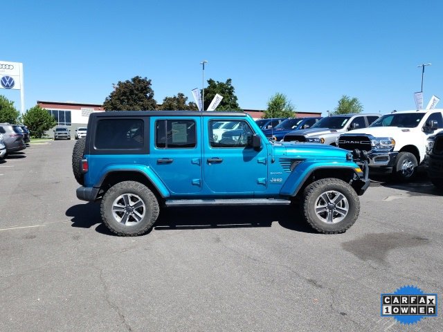 Used 2020 Jeep Wrangler Unlimited Sahara with VIN 1C4HJXEG4LW142769 for sale in Layton, UT