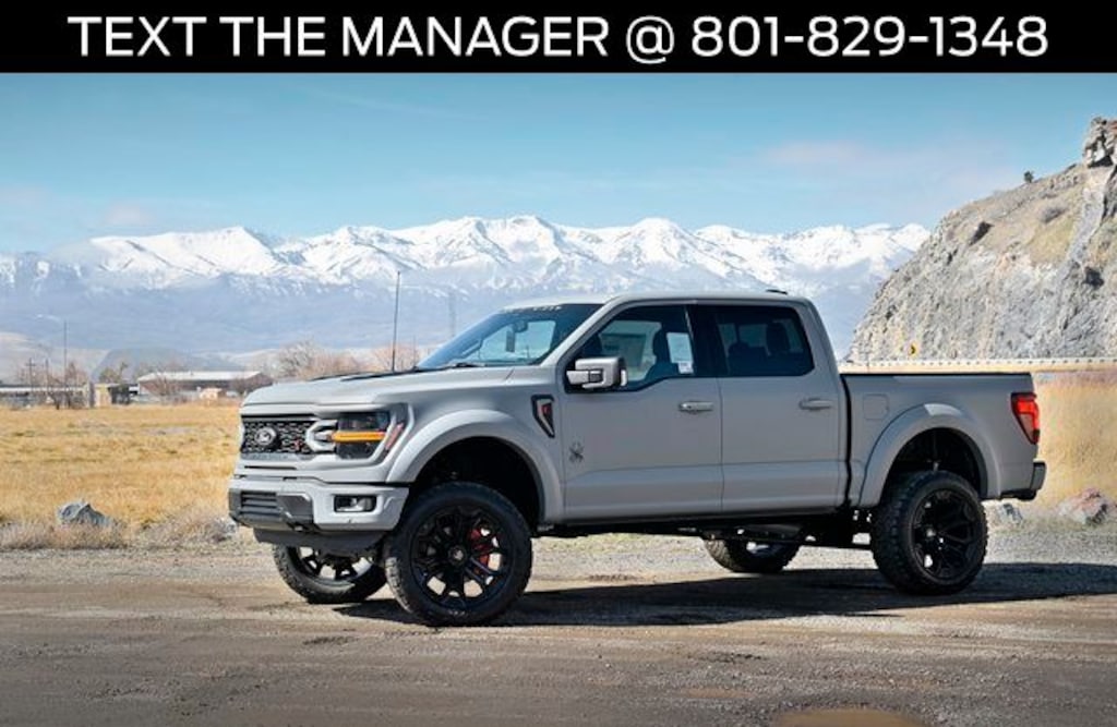 New 2025 Ford F-150 Black Widow Truck SuperCrew Cab