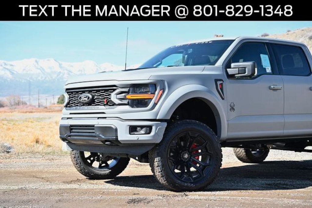 New 2025 Ford F-150 Black Widow Truck SuperCrew Cab