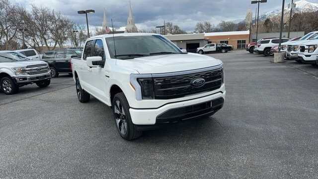 Used 2023 Ford F-150 Lightning Platinum with VIN 1FT6W1EV4PWG17069 for sale in Brigham City, UT