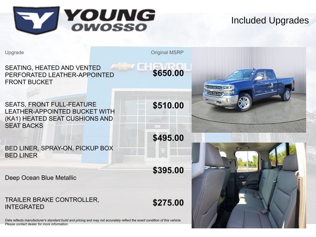 Used 2018 Chevrolet Silverado 1500 LTZ Truck Double Cab