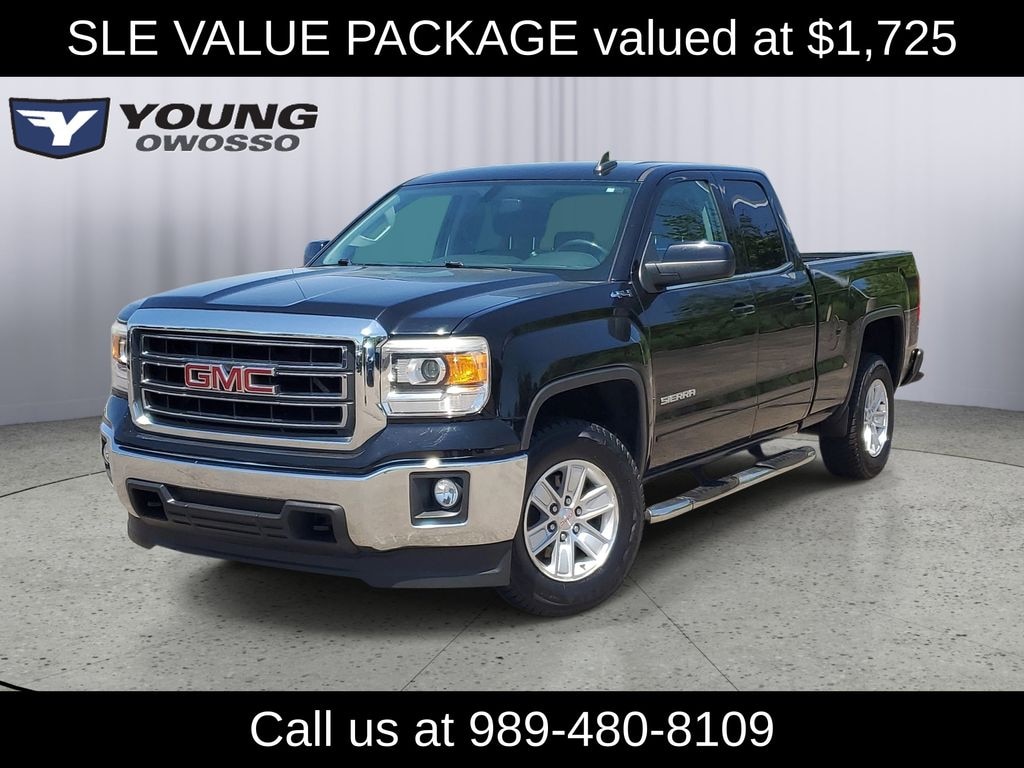Used 2015 GMC Sierra 1500 SLE Truck Double Cab