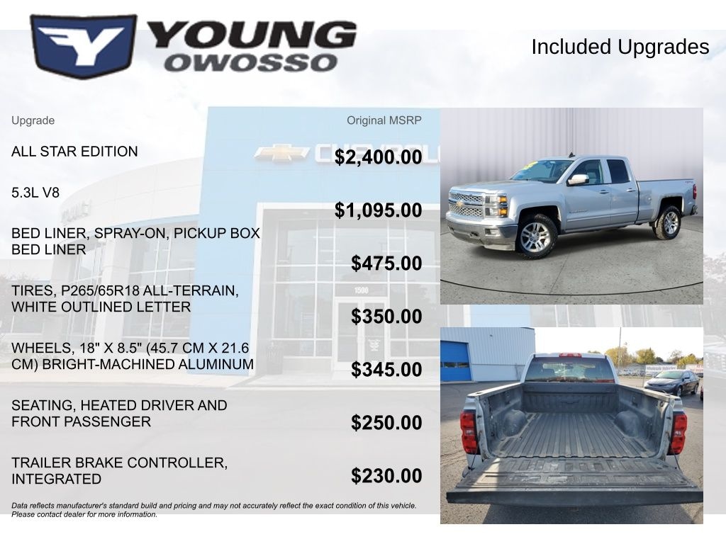 Used 2015 Chevrolet Silverado 1500 LT Truck Double Cab