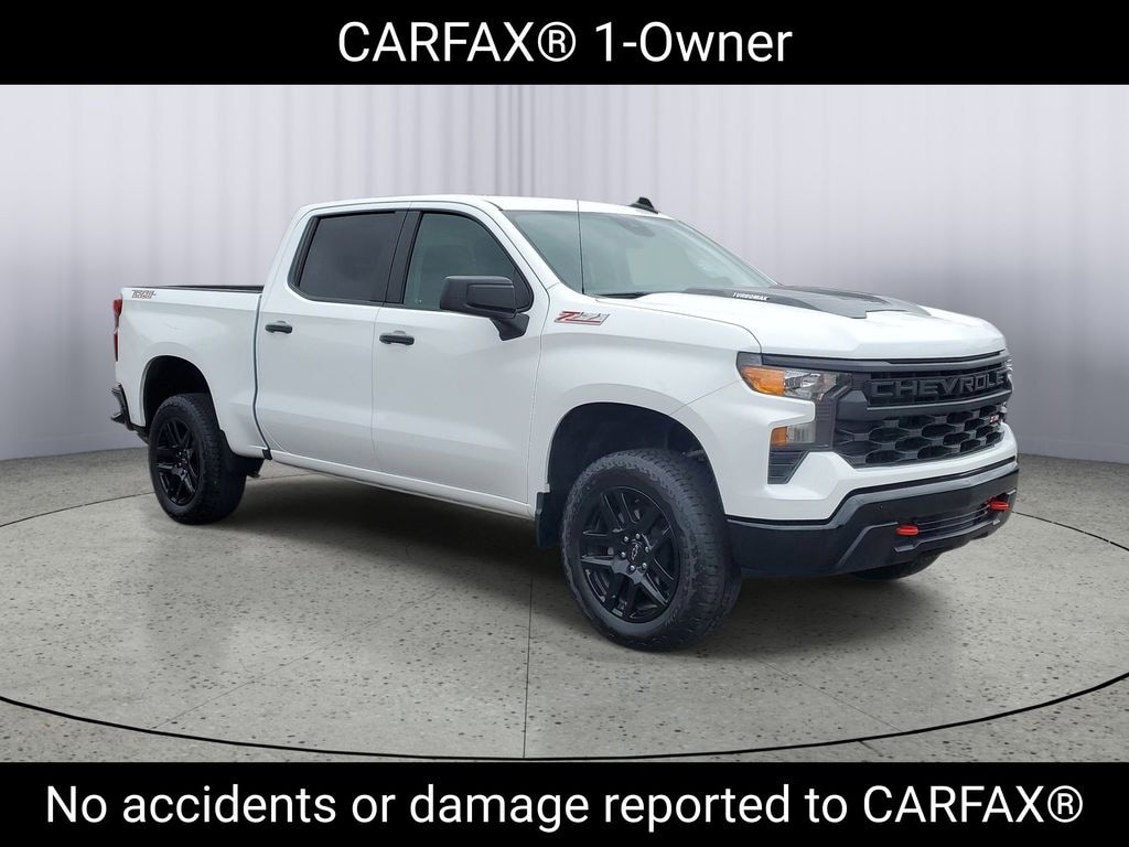 Certified 2025 Chevrolet Silverado 1500 Custom Trail Boss Truck Crew Cab