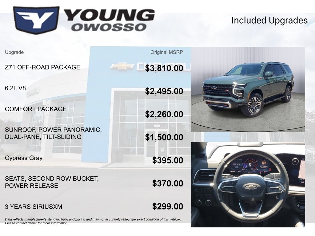 Certified 2025 Chevrolet Tahoe Z71 SUV