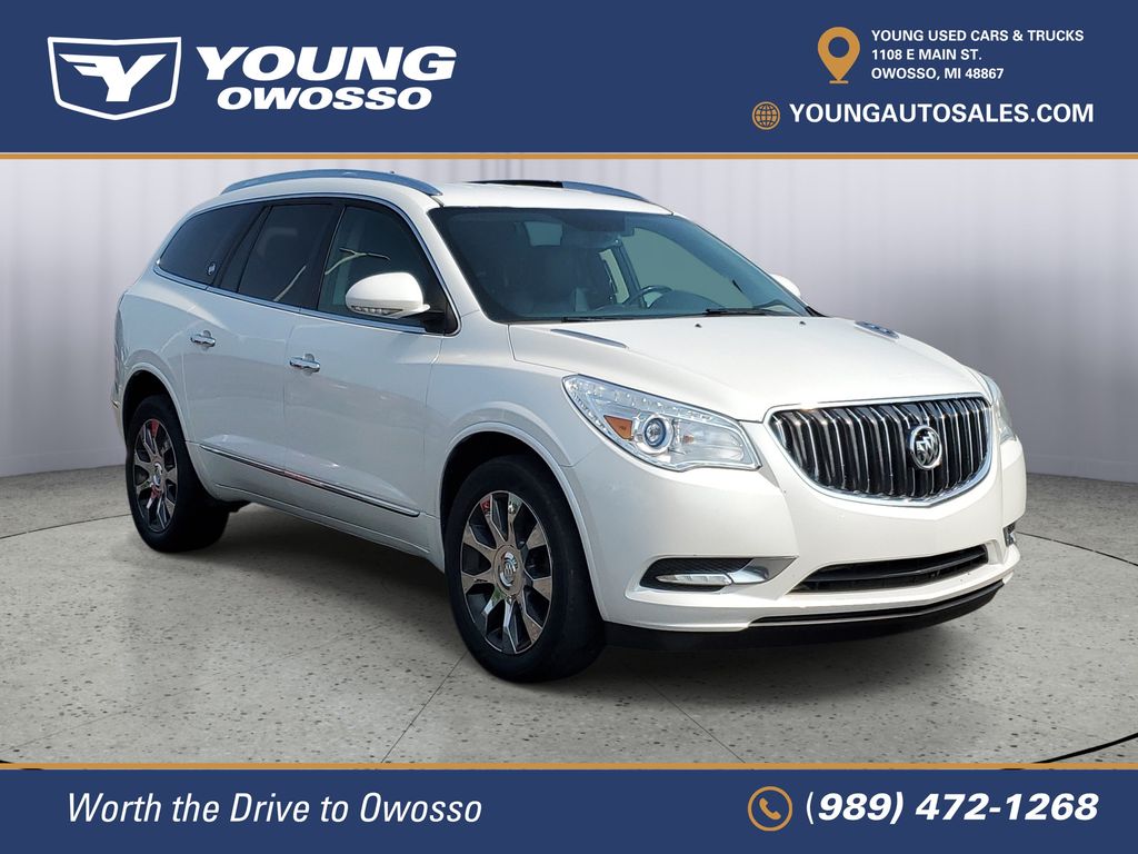 Used 2017 Buick Enclave Leather with VIN 5GAKRBKD4HJ240931 for sale in Owosso, MI