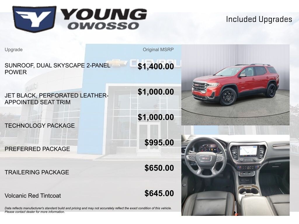 Certified 2023 GMC Acadia AT4 SUV