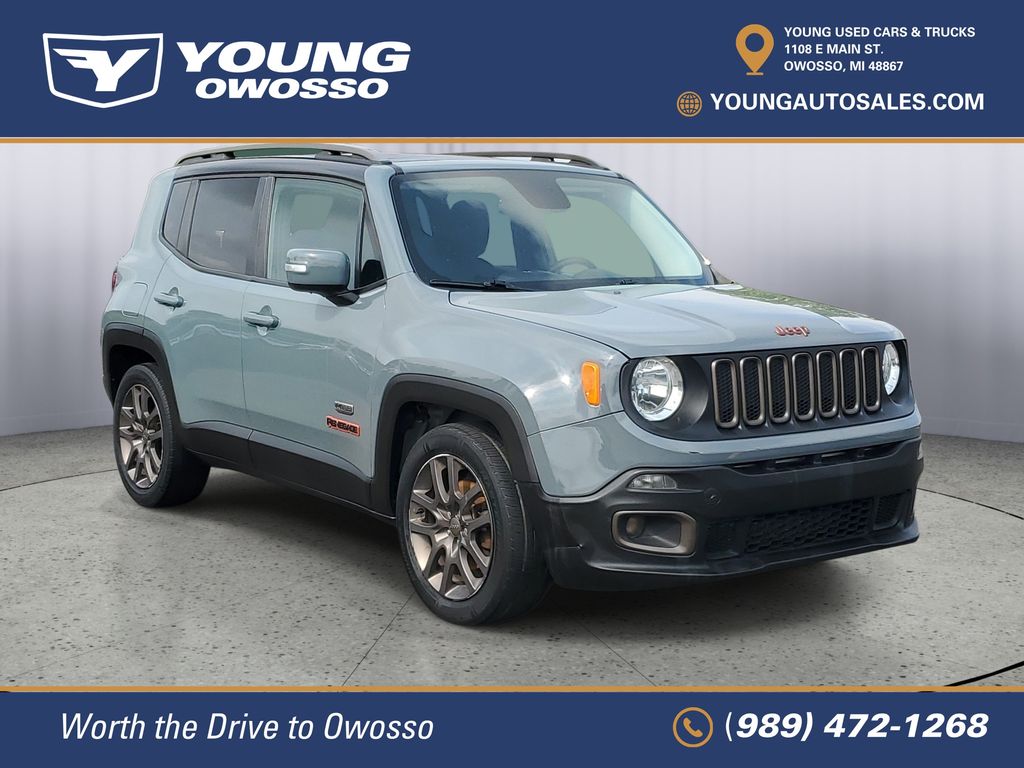 Used 2016 Jeep Renegade 75th Anniversary Edition with VIN ZACCJABW0GPD73271 for sale in Owosso, MI