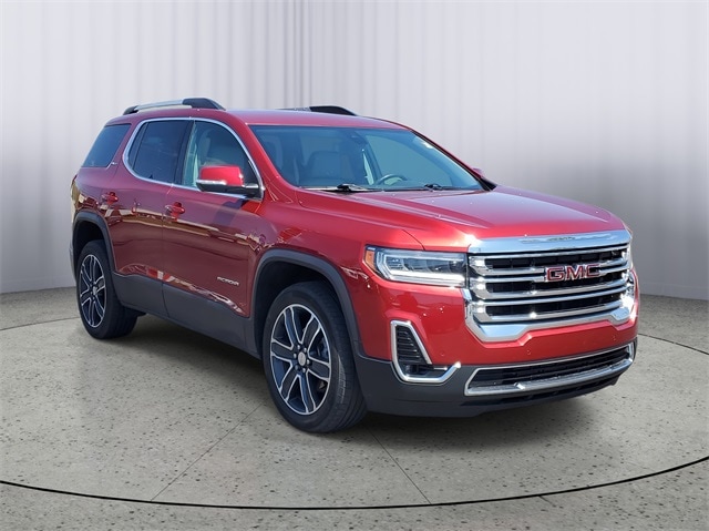 Certified 2021 GMC Acadia SLT with VIN 1GKKNULS5MZ174635 for sale in Owosso, MI